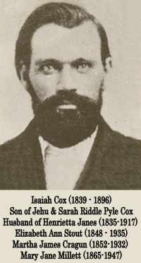 Isaiah Cox (1839 - 1896) Profile